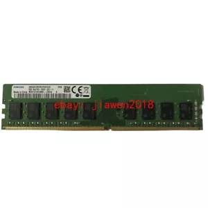 SAMSUNG 8GB DDR4 2400 ECC UDIMM RAM 1Rx8 PC4-19200 M391A1K43BB1-CRCQ 288pin - Picture 1 of 3