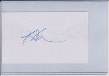 Kathryn D. Sullivan Autographed Index Card-First American Woman to walk in Space