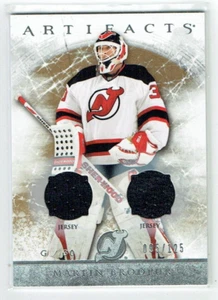 12-13 UD Upper Deck Artifacts Martin Brodeur /125 Dual Jerseys HOF - Picture 1 of 1