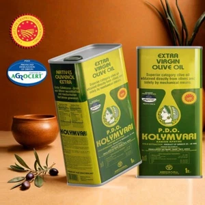 Kolymvari Extra Nativ Griechenland Olivenöl Kreta 2x 1 Liter Kanister Premium - Bild 1 von 13