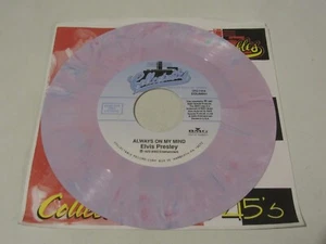 Elvis Presley 45 Always On My Mind Colored Vinyl - Picture 1 of 2