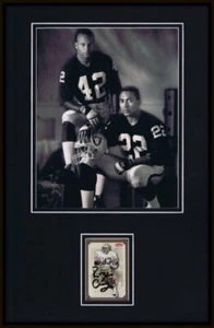 Roger Craig Signed Framed 11x17 Photo Display Raiders w/ Ronnie Lott - Picture 1 of 1