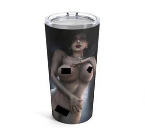 Resident evil village lady dimitrescu art tumbler cup stainless steel - Picture 1 of 1