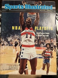 1978 Sports Illustrated WASHINGTON Bullets ELVIN HAYES  NBA Playoff BIG E  - Picture 1 of 4