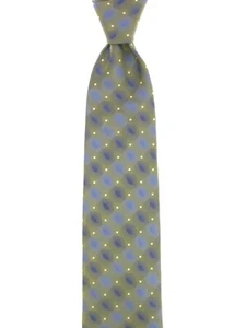 Corbata gráfica John Ashford Sage para hombre - Imagen 1 de 1