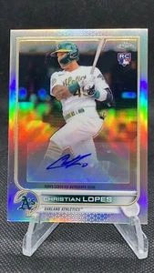 2022 Topps Chrome Update Christian Lopes Rookie Card RC Autograph # AC - CL - Picture 1 of 2