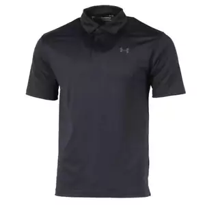 New Under Armour Men's Playoff Polo UA MENS SHIRT COLLARED BLACK Small - Picture 1 of 1