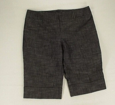 Bermudas iz Byer para mujer 13 jóvenes gris tiro medio mezcla de algodón con puños Foto 1 de 4