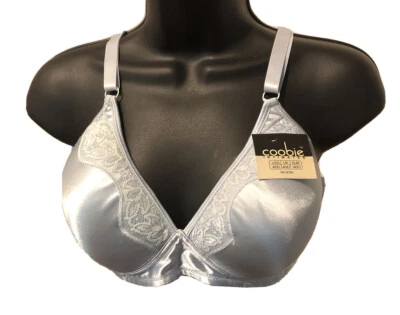 Sujetador Coobie Azul Claro Suave Copa Inalámbrico Ligeramente Acolchado Talla 40D Nuevo con Etiquetas Foto 1 de 4