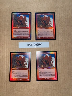 COVETOUS DRAGON Urza's Destiny Foil Reserved List Playset X4 - Image 1 of 4