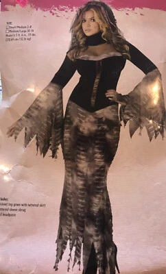 Adult Women Bride of Darkness Zombie Ghost Bride Size M/L - Image 1 of 4