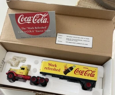 Matchbox Exclusive Edition "Work Refreshed" COCA-COLA Tractor Trailer Peterbilt - Image 1 of 4