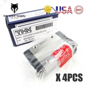 Blocco binario cuscinetto lineare originale THK Roland SSR15XW1UU guida lineare diapositiva - Foto 1 di 9