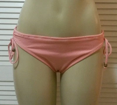 ¡NUEVO! Parte inferior de bikini Shoshanna rayas naranjas hipster mediana Foto 1 de 4