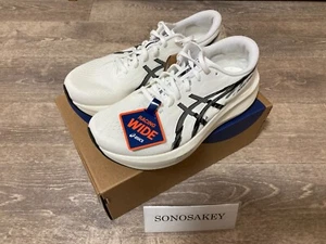 ASICS MAGIC SPEED 4 WIDE 1011B873 101 Running Shoes White/Black New in Box - Picture 1 of 14