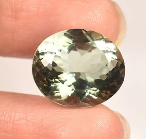 AAA Natural Flawless Green Montana Sapphire Unheated Loose Gemstone 12.95 Ct - Picture 1 of 8