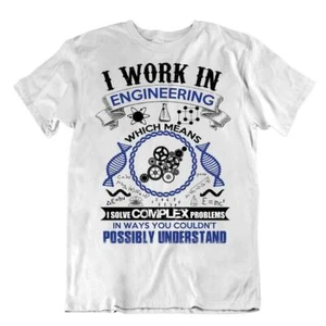 T-Shirt Engineering Awesome Retro Retro Lehrer Witz - Bild 1 von 8