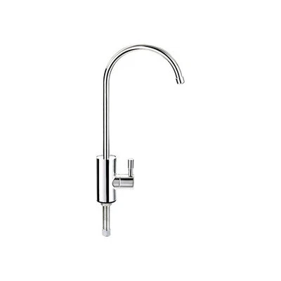 Umkehrosmose Design Wasserhahn Chrom Armatur Bogen - Ein-Wege Hahn 1/4"