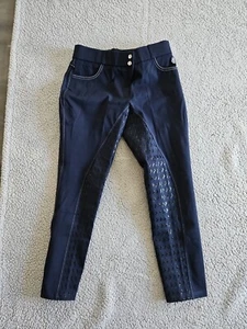 Huntington Performance Breeches Full Seat Womens Size 16 Navy - Picture 1 of 3