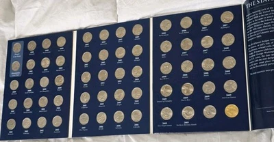 U.S. Complete State Quarter Set 1999 - 2009 Complete - 50 States + 6 Territories - Image 1 of 4
