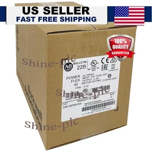 22B-D6P0N104 AB PowerFlex 40- 2,2 KW (3 HP) AC Drive envío rápido 22BD6P0N104GQ - Imagen 1 de 6