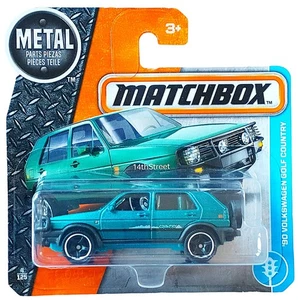 2017 Matchbox Adventure City #4/125 - '90 Volkswagen Golf Country - short card - Picture 1 of 1
