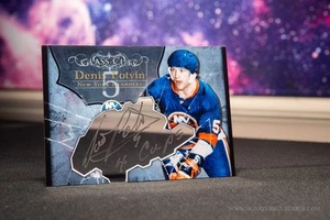 Denis Potvin New York Islanders Glass Cuts Signature Cut Card - Autographed - Picture 1 of 2