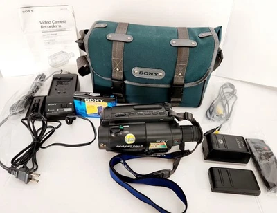 Sony Handycam CCD-TRV64 NTSC Video 8 Bundle W/ Accessories Tested Excellent!!  - Image 1 of 4