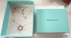 Tiffany & Co Davidstern Halskette mit Anhänger Elsa Peretti Sterlingsilber 925 - Bild 1 von 7