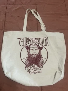 Chris Stapleton All American Road Show Canvas Tote Bag - Picture 1 of 8