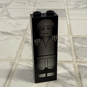 LEGO Star Wars Han Solo Minifigure in mattoncini di carbonite dal set 4476 7144 10123 6209 - Foto 1 di 5