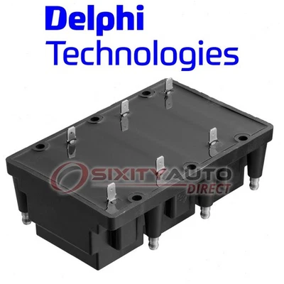 Delphi Ignition Coil for 1986-1992 Oldsmobile 98 3.8L V6 Wire Boot Spark sf Foto 1 de 4