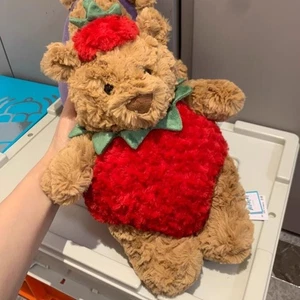 Jellycat Strawberry Bartholomew Bear Plush – Cute & Cuddly Valentine’s Gift - Picture 1 of 5