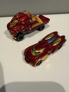 Hot Wheels Character Cars Avengers Infinity Wars Hulkbuster/Ironman Connect Set - Picture 1 of 11