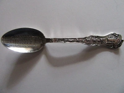 路易斯安那购买博览会手柄5 1/2英寸纯银纪念品勺子1903 — 第 1/4 张图片