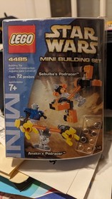 Star Wars Lego Sebulba's & Anakin Podracer Mini BUilding Set 4485 Pre-Owned