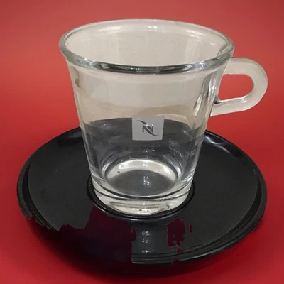 Par de tazas y platillos colección NESPRESSO A&P Cahen-ADN 8 cm H, 7,5 cm D Foto 1 de 3