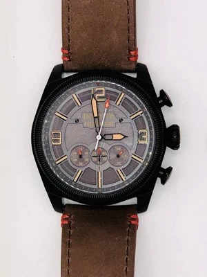 Invicta Chronograph Aviator Men’s Watch 51mm Black Date 22988 Leather~New🔋✅ - Image 1 of 4