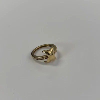 LAGOS Meridian 18k Gold X Stacking Ring Size 6 3/4” - Image 1 of 4