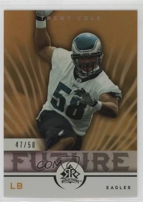 Upper Deck Reflections Future Gold 2005/50 Trent Cole #195 Rookie radiocontrol Foto 1 de 2