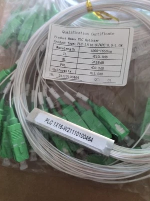 NEW 1X16 PLC Fiber Optic Splitter 1260nm-1650nm 6 PCs + BONUS - Image 1 of 4