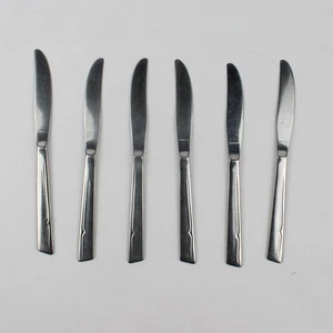 Oneida Silver Oneidacraft Profile Stainless Pattern 6-Piece Set Slanted Handle - Picture 1 of 5