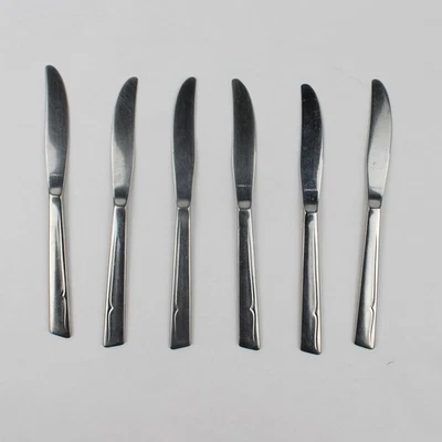Oneida Silver Oneidacraft Profile Stainless Pattern 6-Piece Set Slanted Handle - Image 1 of 4