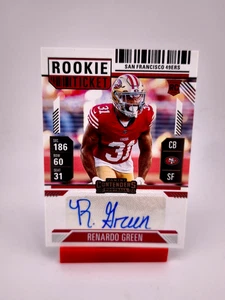 Renardo Green RC AUTO Rookie Ticket 2024 Panini Contenders San Francisco 49ers - Picture 1 of 2
