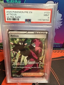 Atticus 133/131 Prismatic Evolutions Holo PSA 9 - Imagen 1 de 2