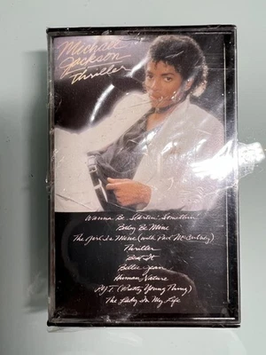 Michael Jackson Thriller Cassette Tape 1982 Epic Records Brand New Unopened  - Image 1 of 4