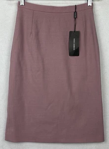 DOLCE & GABBANA Skirt Pink Wool Blend Pencil Size 40/US6 Lined Italy 25Wx24L NEW - Picture 1 of 10