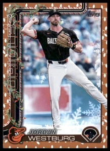2025 Topps Holiday Jordan Westburg Gold Holiday Lights #H58 Baltimore Orioles - Bild 1 von 2