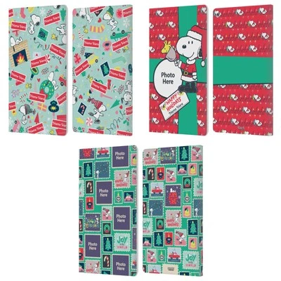 FUNDA CARTERA LIBRO CUERO NAVIDAD CACAHUETES PERSONALIZADA PERSONALIZADA PARA AMAZON FIRE Foto 1 de 4