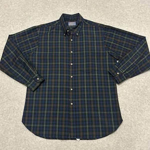 Pendleton Hemd Herren Large grün gelb Tartan kariert Wolle - Bild 1 von 6